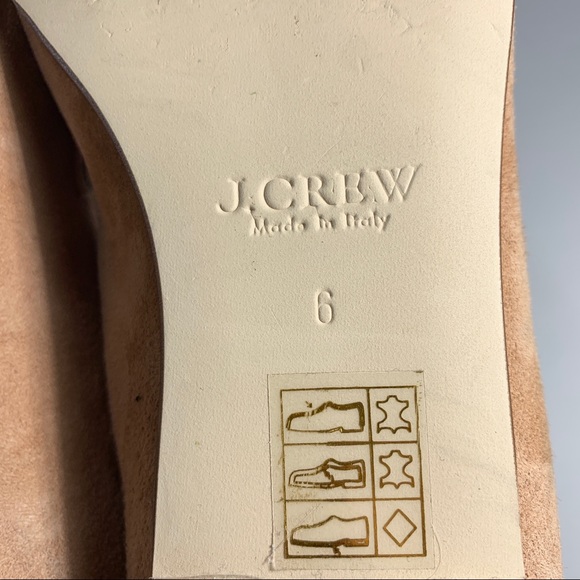 J.Crew Suede Penny Loafer Slip On 6 Tan Beigh Nude - Picture 5 of 8